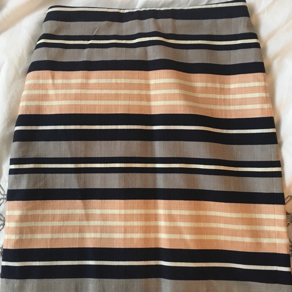 Sweet Ann Taylor striped pencil skirt
